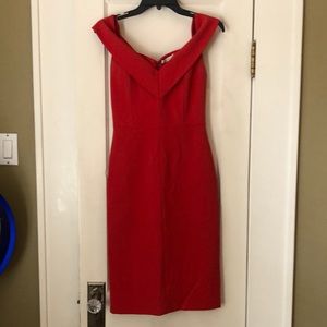 Red Alice and Olivia cocktail dress